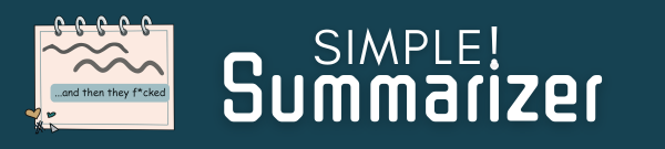 Simple Summarizer Extension